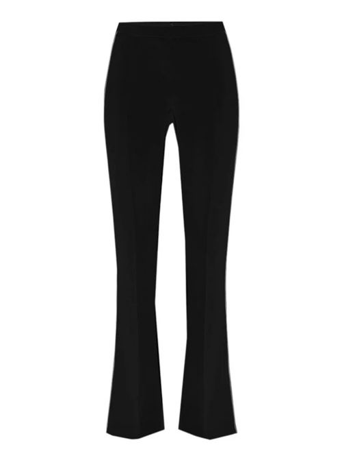 TROUSERS WITH CONTRAST PIPING ELISABETTA FRANCHI | PA08451E2685 nero/burro